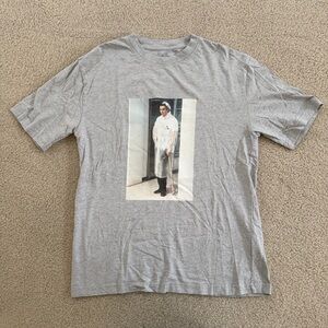 PALACE Men’s American Psycho Gray Logo Tee - Size M
